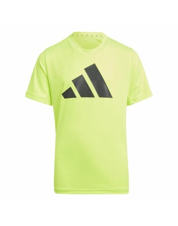 Camiseta de Manga Corta Infantil Adidas U Tr-Es Logo Amarillo