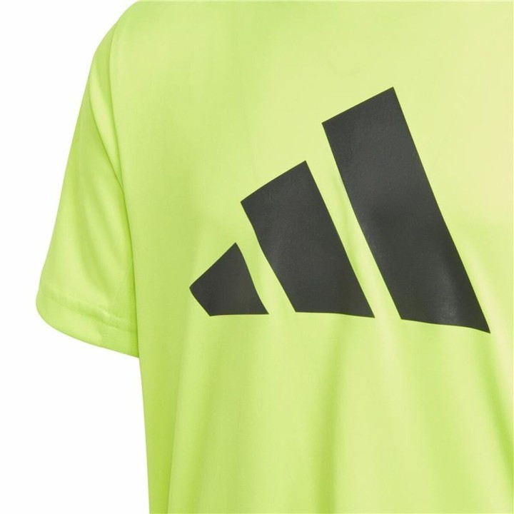 Børne Kortærmet T-shirt Adidas U Tr-Es Logo Gul