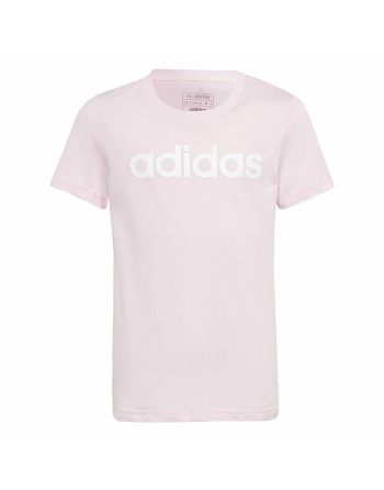 T shirt à manches courtes Enfant Adidas G Lin T Rose