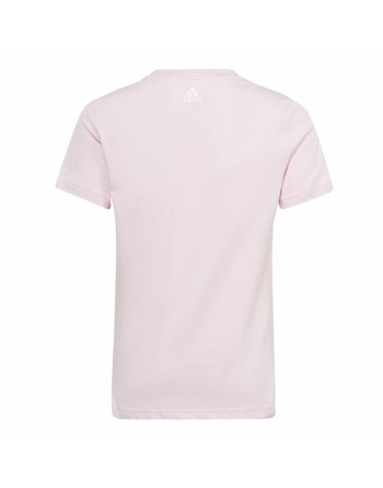 Maglia a Maniche Corte per Bambini Adidas G Lin T Rosa