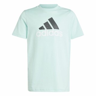 Maglia a Maniche Corte per Bambini Adidas U Bl 2 Acquamarina