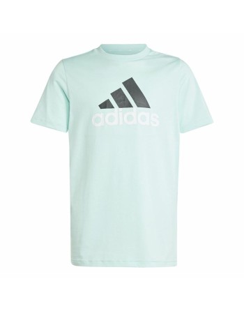 T shirt à manches courtes Enfant Adidas U Bl 2 Aigue marine