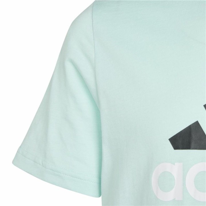 Børne Kortærmet T-shirt Adidas U Bl 2 Akvamarin