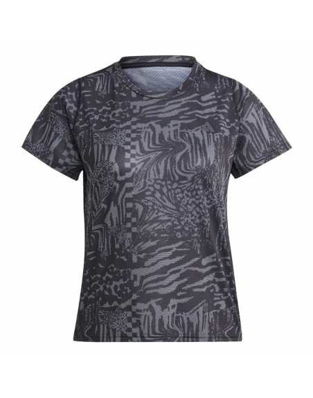 Maglia a Maniche Corte Donna Adidas Ri 3B Aop Nero