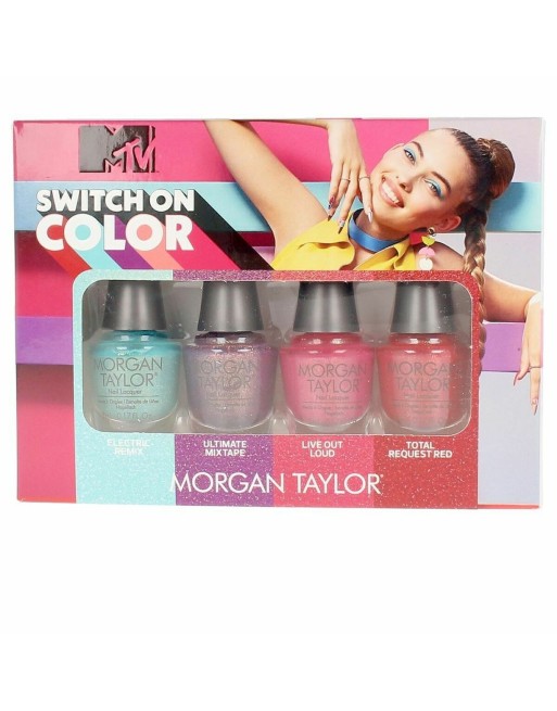 Set de Maquillaje Morgan Taylor Switch On Color 4 Piezas