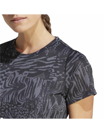 Maglia a Maniche Corte Donna Adidas Ri 3B Aop Nero
