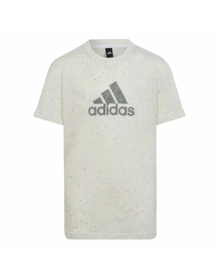 Maglia a Maniche Corte per Bambini Adidas Future Icons Winners Bianco