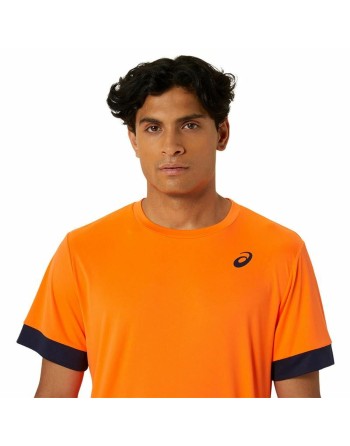 Maglia Sportiva a Maniche Corte Asics Court Ss Top Arancio Tennis