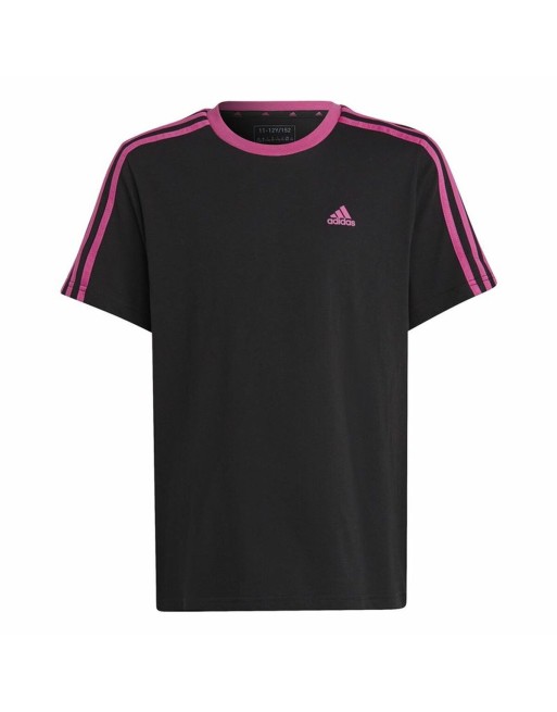Maglia a Maniche Corte per Bambini Adidas Essentials Nero