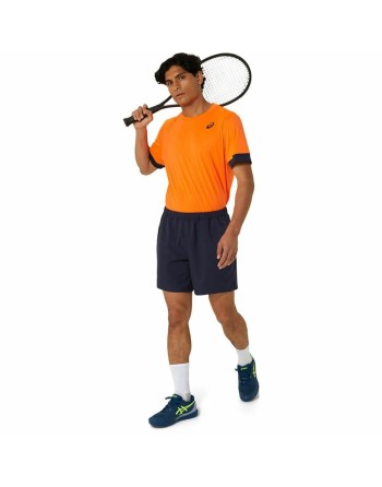 Maglia Sportiva a Maniche Corte Asics Court Ss Top Arancio Tennis