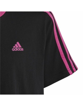Maglia a Maniche Corte per Bambini Adidas Essentials Nero