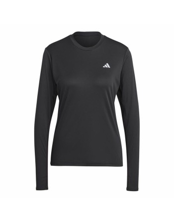 Tee-shirt Manches Longues Femme Adidas Run It Noir