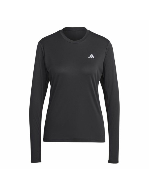 Langarm Damen T-Shirt Adidas Run It Schwarz