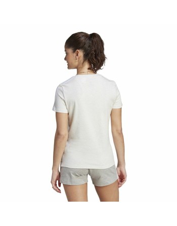 Maglia a Maniche Corte Donna Adidas 3S Bianco
