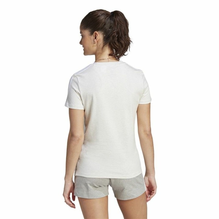 Damen Kurzarm-T-Shirt Adidas 3S Weiß