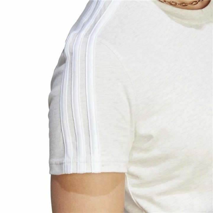Damen Kurzarm-T-Shirt Adidas 3S Weiß