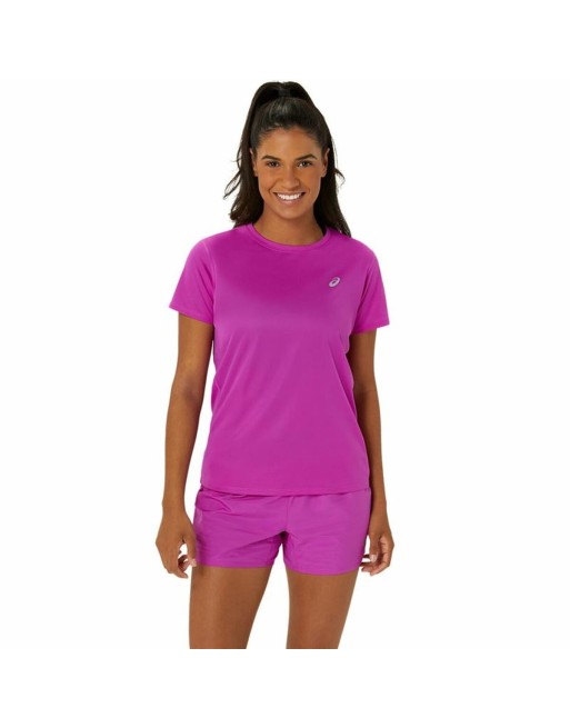Maglia a Maniche Corte Donna Asics Core Ss Top Rosa Fucsia