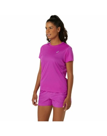 Maglia a Maniche Corte Donna Asics Core Ss Top Rosa Fucsia