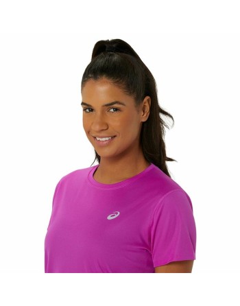 Women’s Short Sleeve T-Shirt Asics Core Ss Top Pink Fuchsia