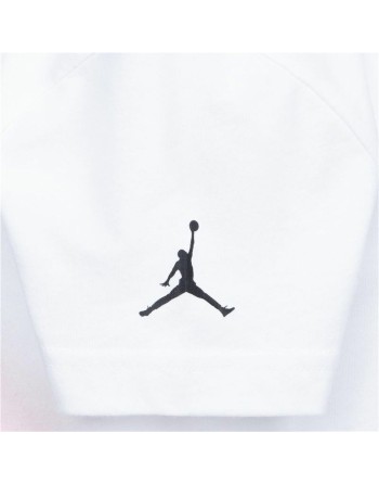 Maglia a Maniche Corte per Bambini Jordan Bianco