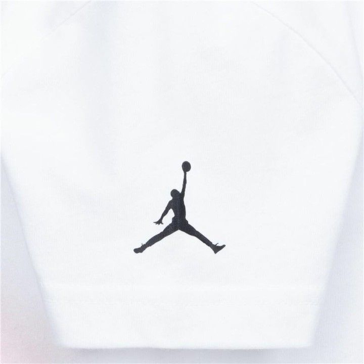 Camiseta de Manga Corta Infantil Jordan Blanco