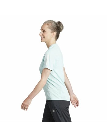 T-shirt à manches courtes femme Adidas Own The Run Aigue marine