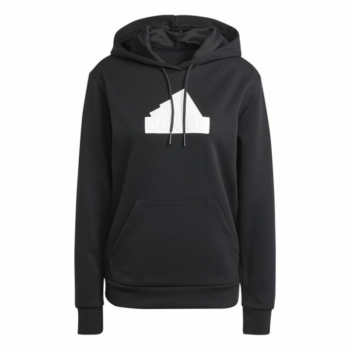 Felpa con Cappuccio Donna Adidas Fi Bos Nero
