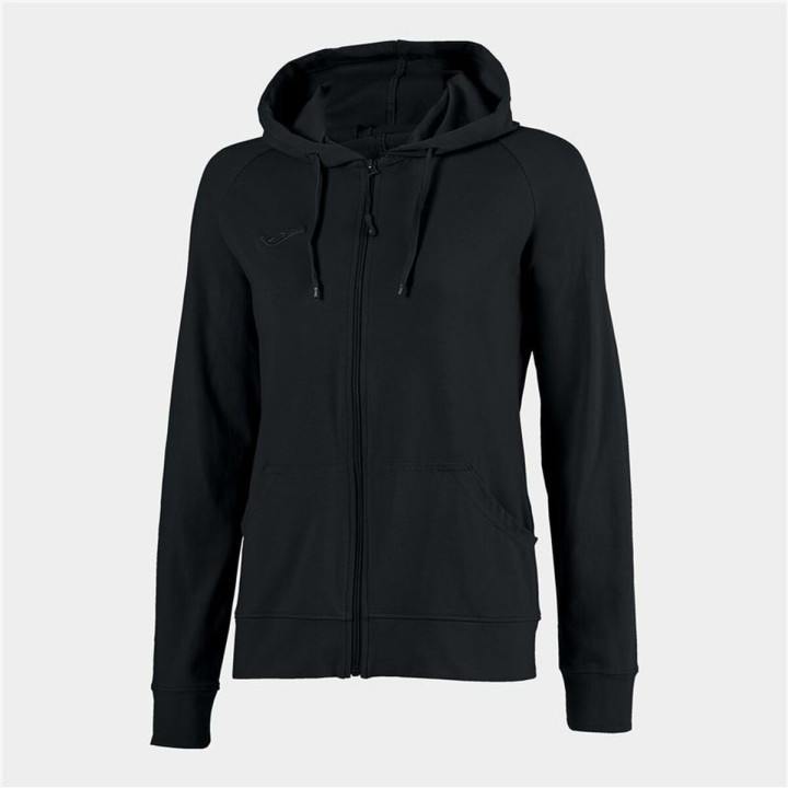 Felpa con Cappuccio Donna Joma Sport Corinto Nero