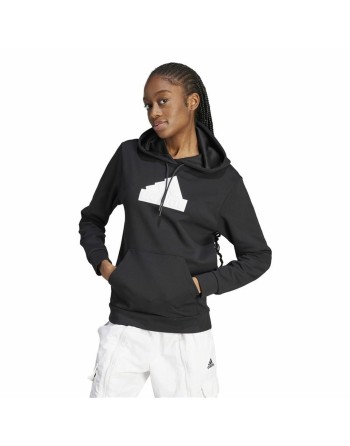 Sweat à capuche femme Adidas Fi Bos Noir