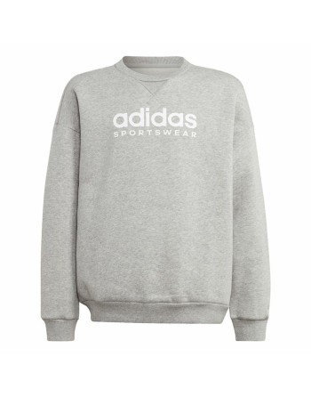 Sweatshirt uden hætte til piger Adidas All Szn Crew Grå