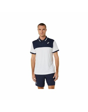 Men’s Short Sleeve Polo Shirt Asics Court White
