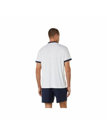 Polo a Maniche Corte Uomo Asics Court Bianco