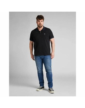 Polo a Maniche Corte Lee Nero