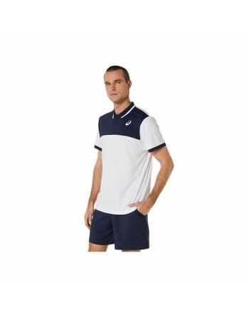 Polo a Maniche Corte Uomo Asics Court Bianco
