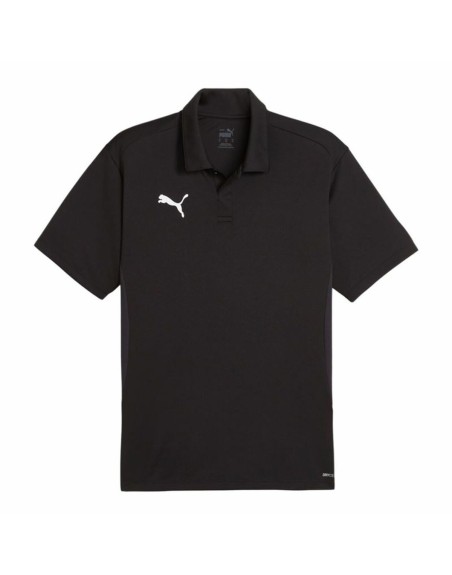 Kurzarm Poloshirt Puma Individual Padel Schwarz