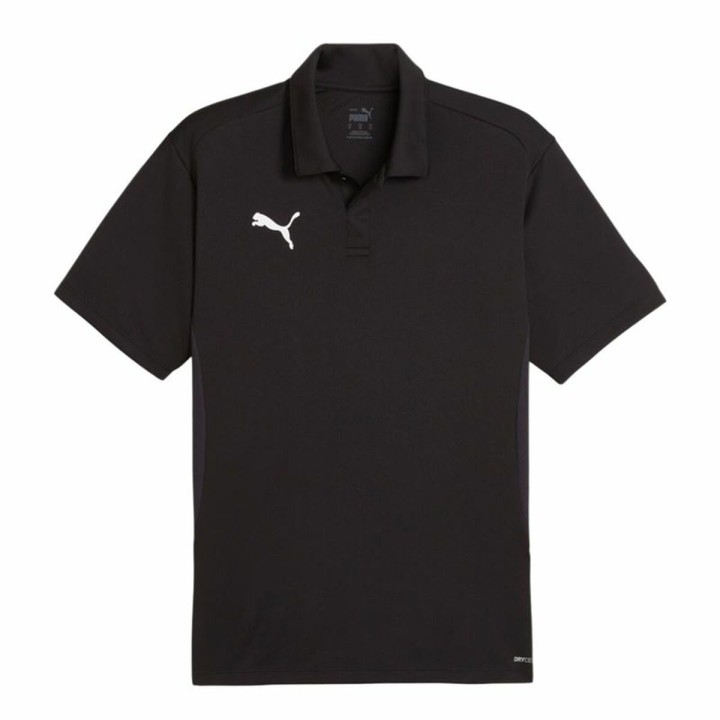 Polo de Manga Corta Puma Individual Padel Negro
