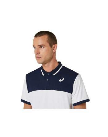 Polo à manches courtes homme Asics Court Blanc