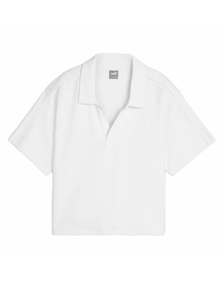 Polo à manches courtes femme Puma HER Blanc Multicouleur