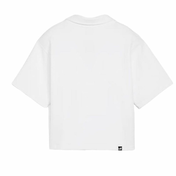 Polo a Maniche Corte Donna Puma HER Bianco Multicolore