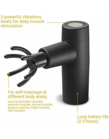 Pistola de Masaje para Relajación y Recuperación Muscular Medisana