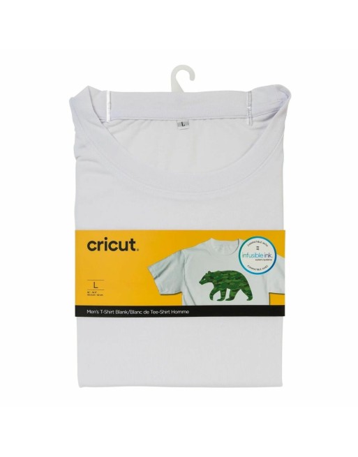 Camiseta Personalizable para Plotter de corte Cricut Men's Blanco L