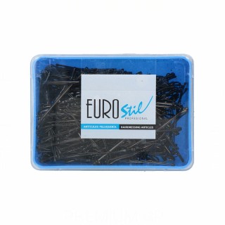Hårklemmer Eurostil Clips Negro (300 pcs)