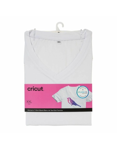 Camiseta Personalizable para Plotter de corte Cricut Women's Blanco Mujer