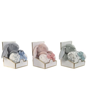 Coffret Bébé Home ESPRIT Bleu Vert Rose Polyester (3 Unités)