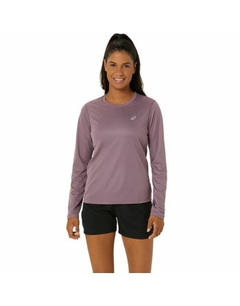 Damen Langarm-Hemd Asics Core Ls Top Rosa Lila