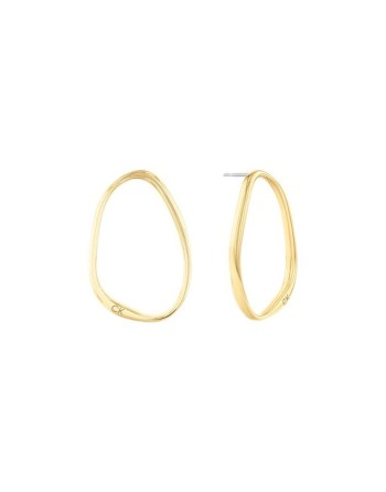 Boucles d´oreilles Femme Calvin Klein SCULPTURAL Acier inoxydable Doré