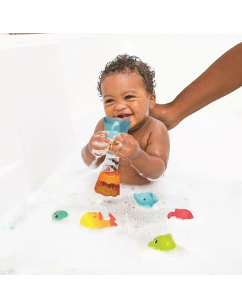Sæt med legetøj til badeværelset Infantino Bath Set 17 Dele akvatisk