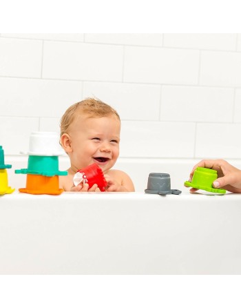 Sæt med legetøj til badeværelset Infantino Bath Set 17 Dele akvatisk