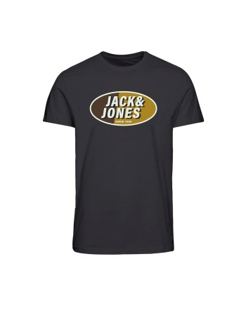 Maglia a Maniche Corte Uomo Jack & Jones JCORAY COLOR TEE SS CREW NECK 12267378 Nero