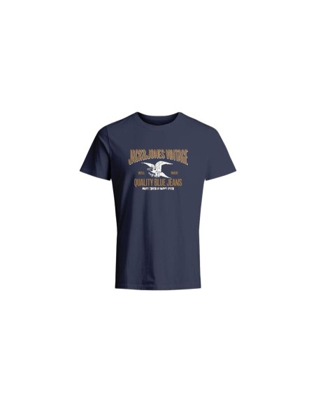 Maglia a Maniche Corte Uomo Jack & Jones JPRBLUHUDSON SS TEE CREW NECK FST 12265185 Azzurro
